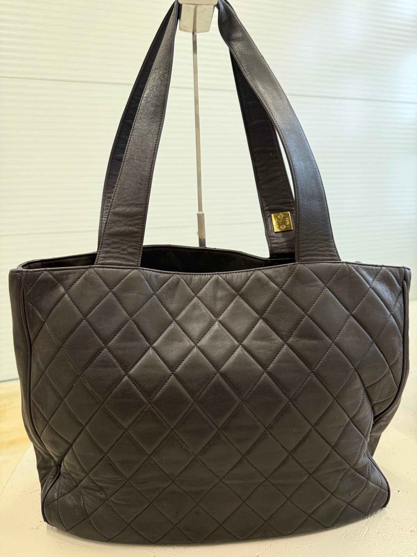 Chanel Brown Shopper Bag