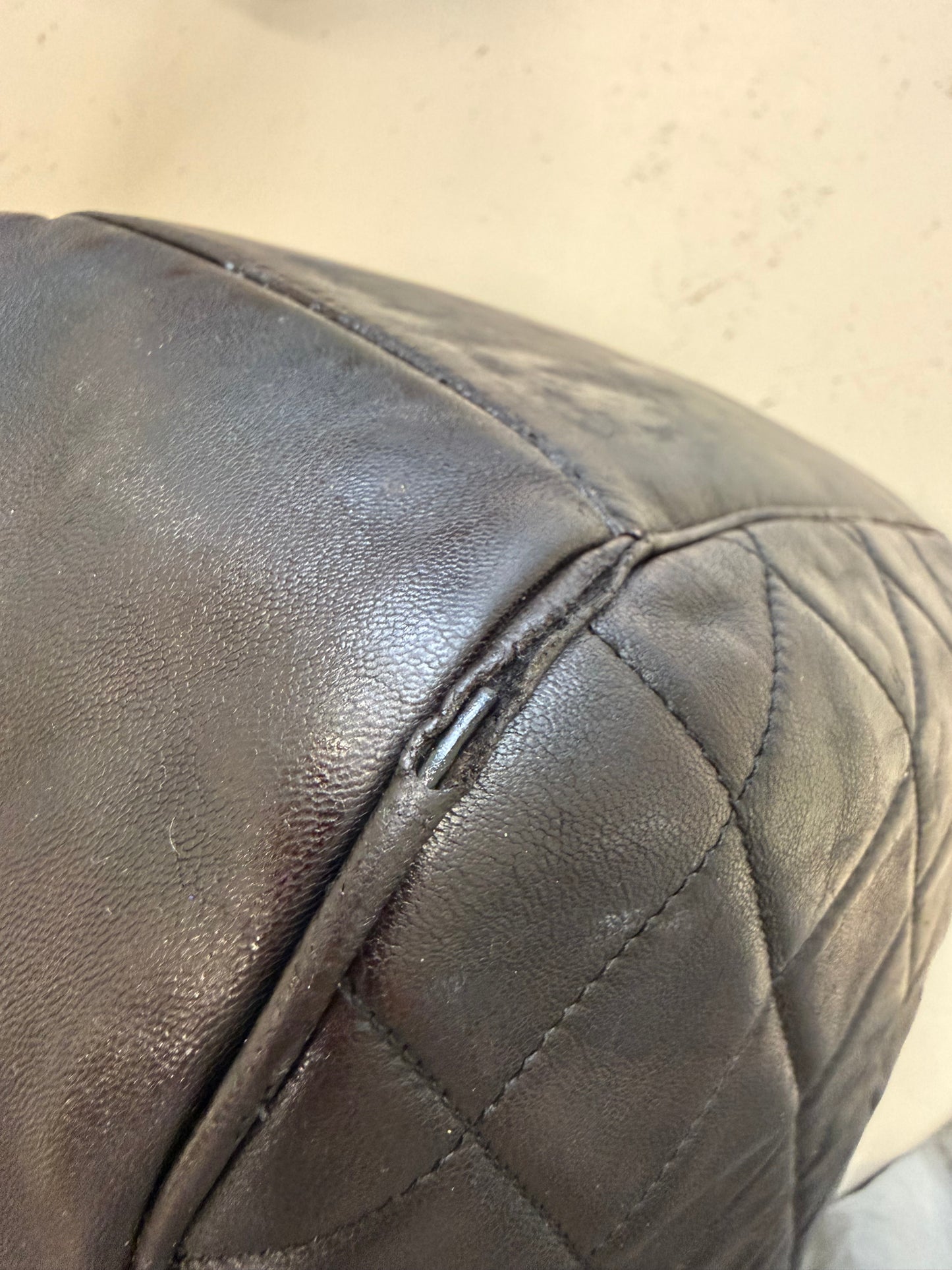 Chanel Brown Shopper Bag