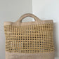 Chanel Wicker Basket Tote