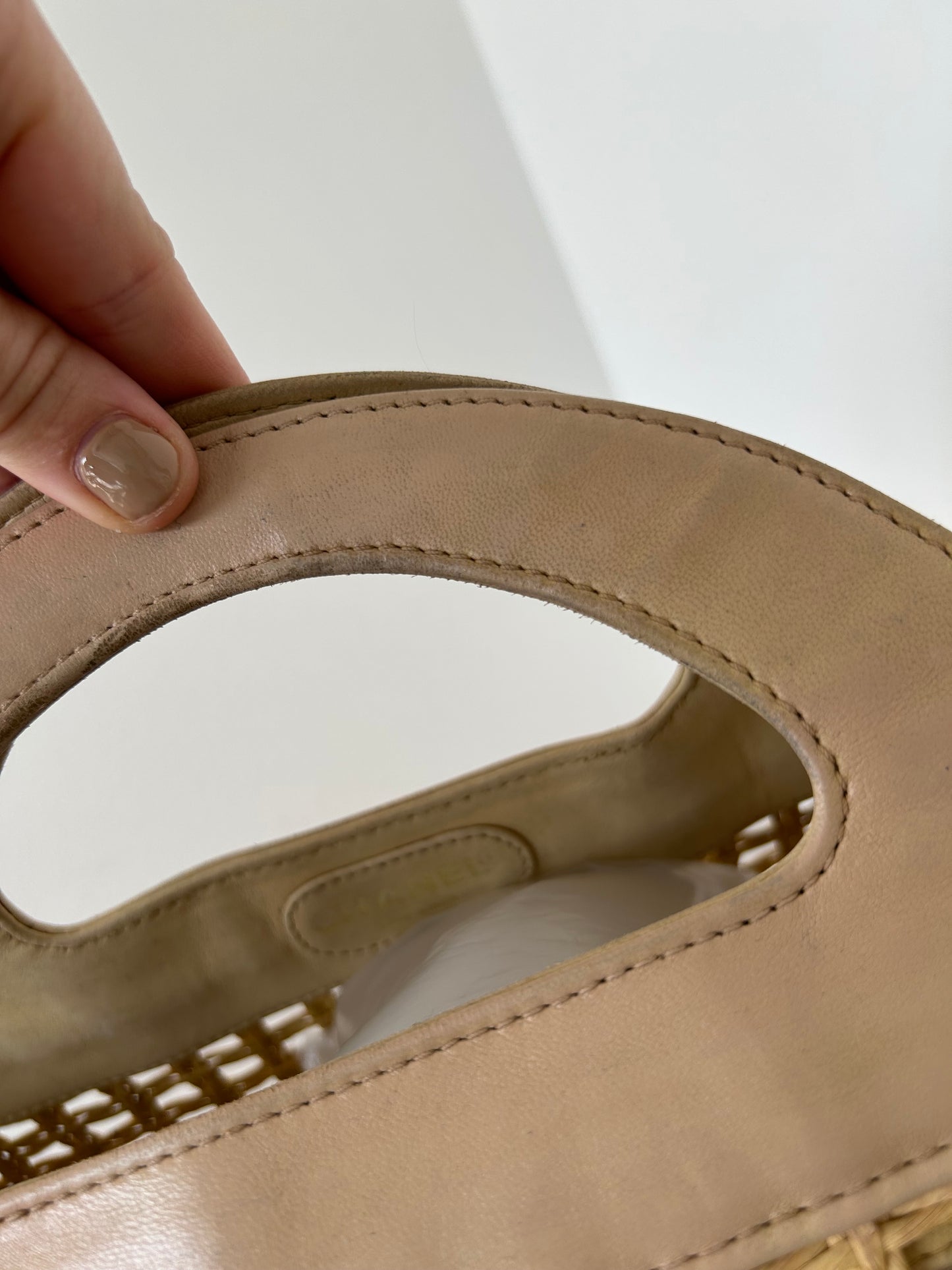 Chanel Wicker Basket Tote