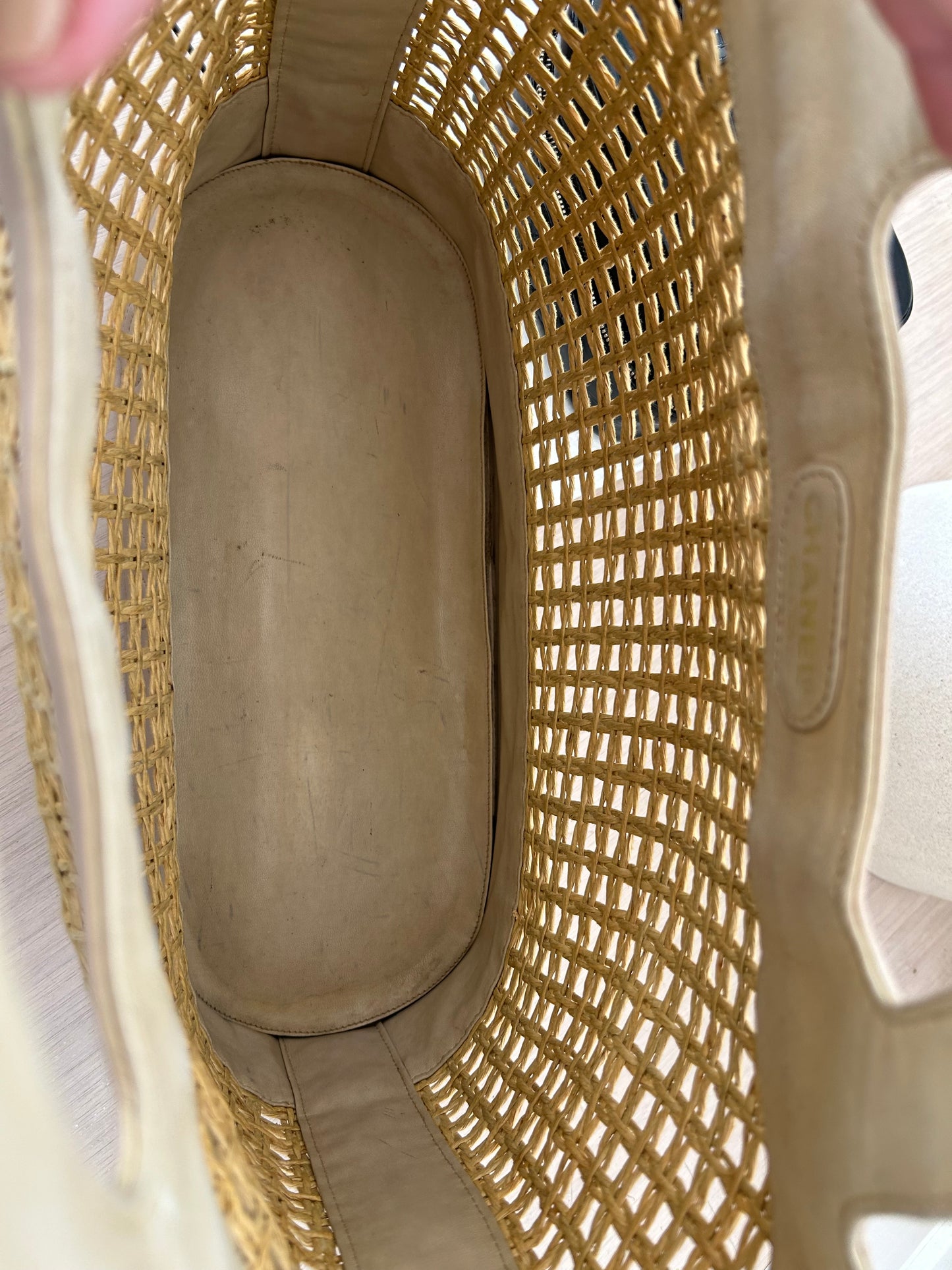 Chanel Wicker Basket Tote