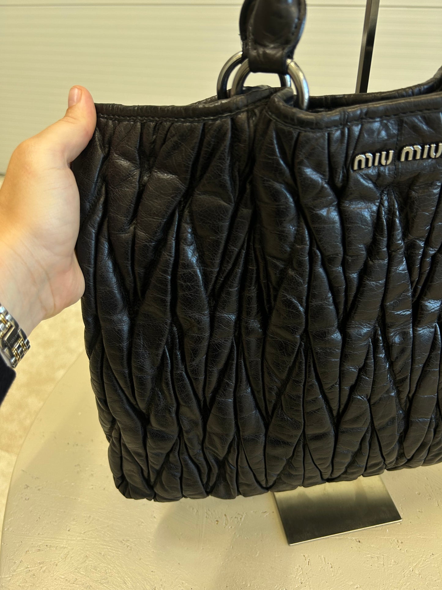Miu Miu Nappa Shopper