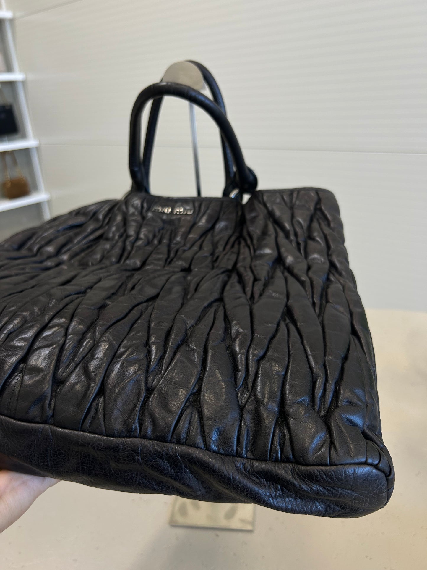 Miu Miu Nappa Shopper