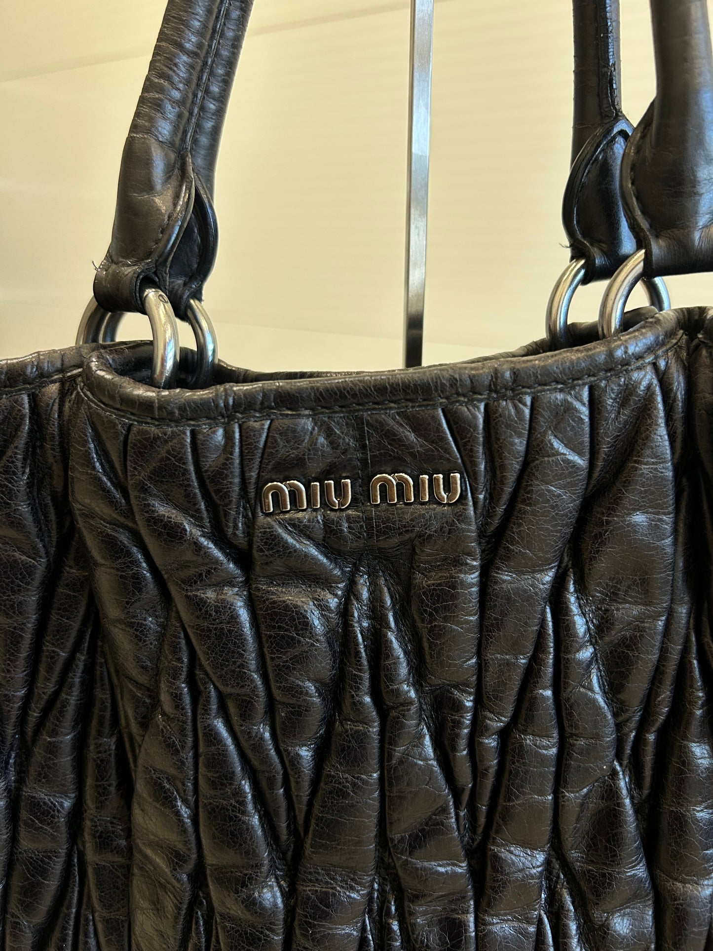 Miu Miu Nappa Shopper