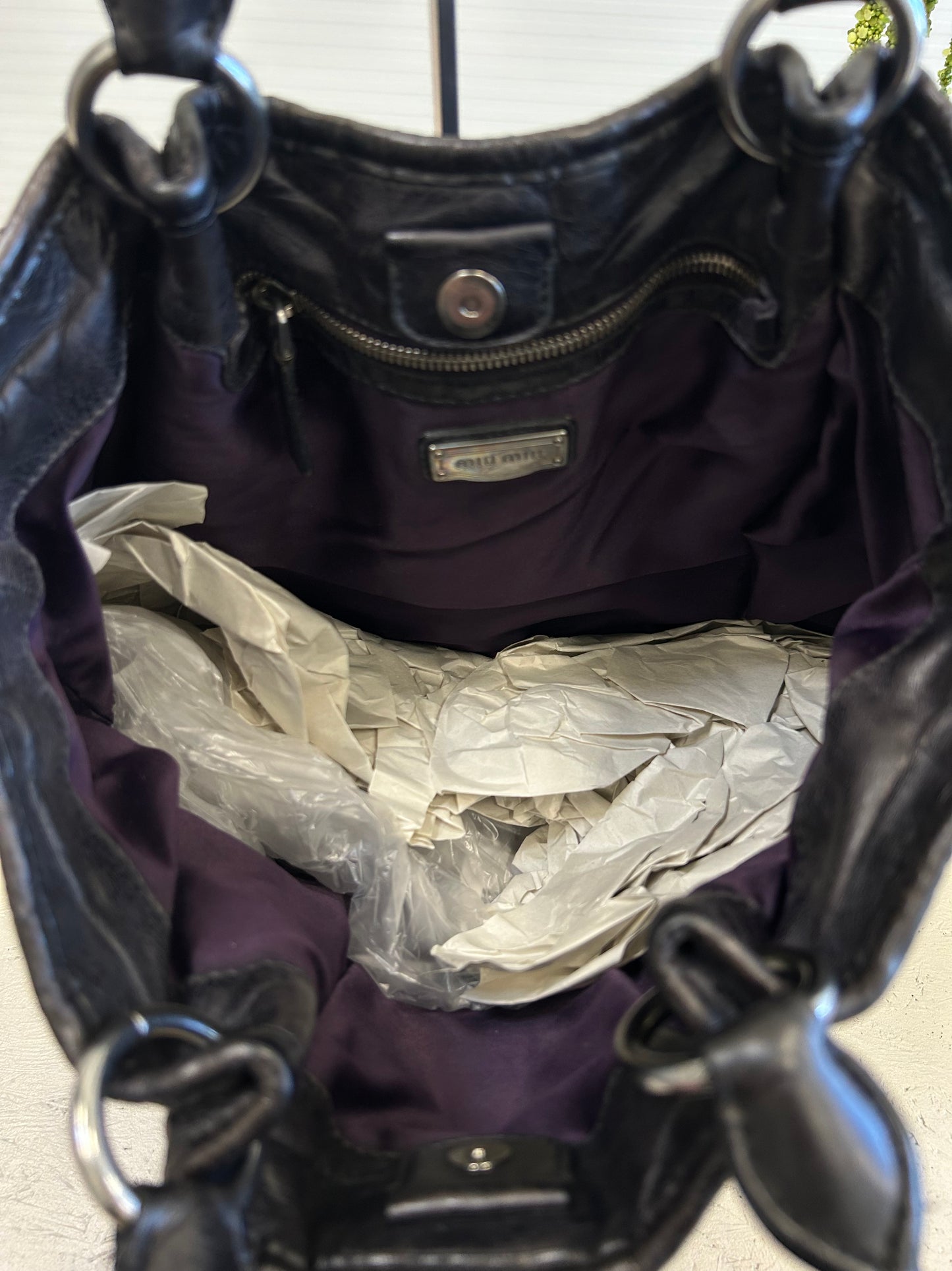 Miu Miu Nappa Shopper
