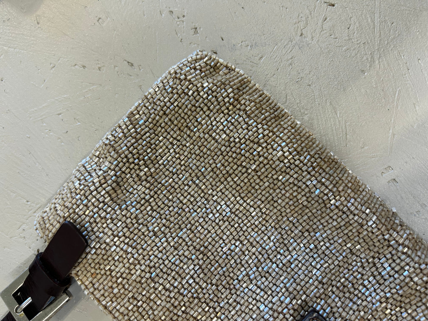 Fendi Beaded Baguette Shoulder Bag