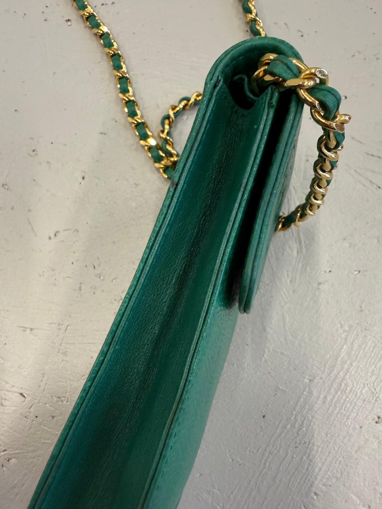 Green Chanel Phone Case
