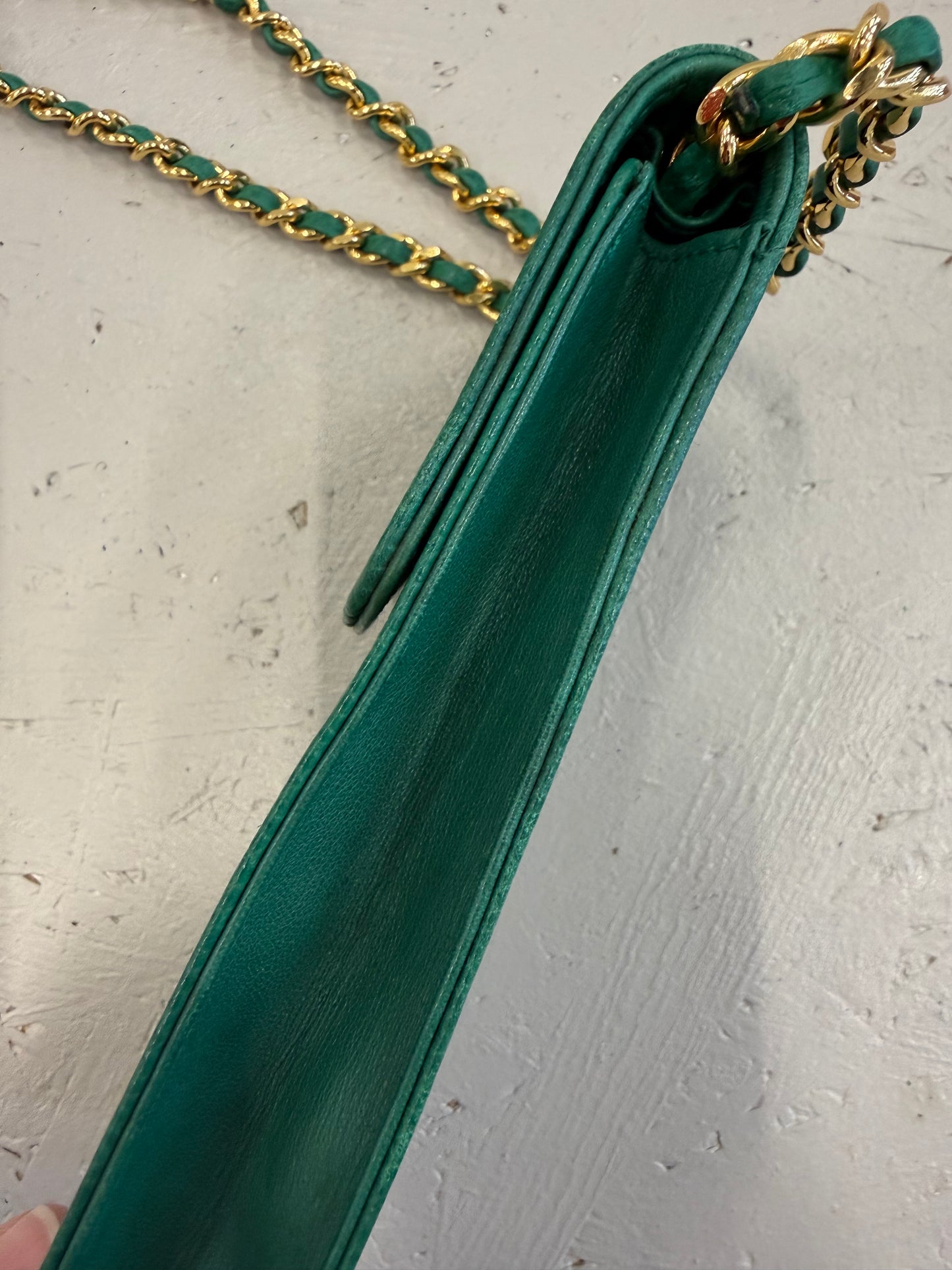 Green Chanel Phone Case