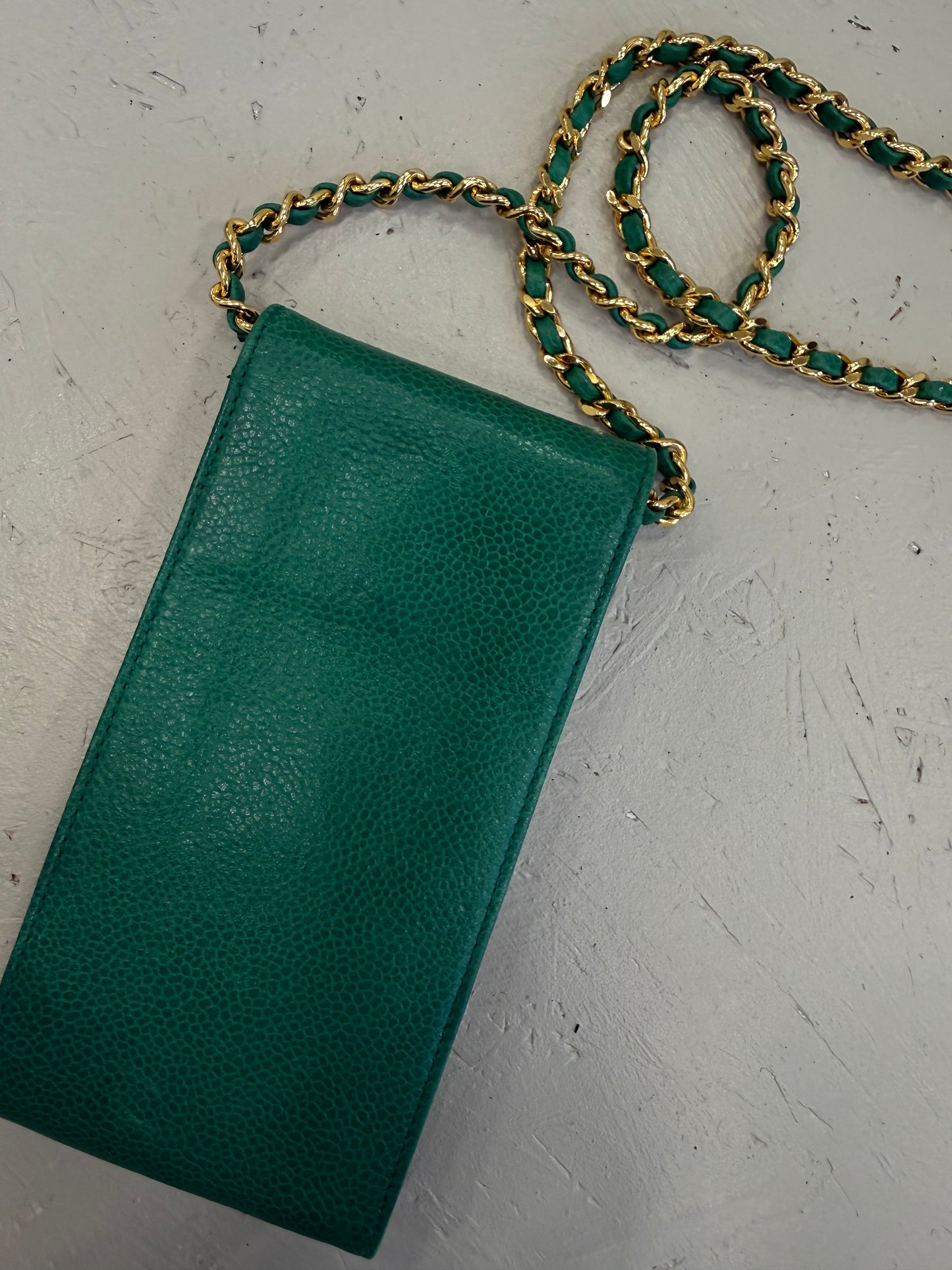 Green Chanel Phone Case