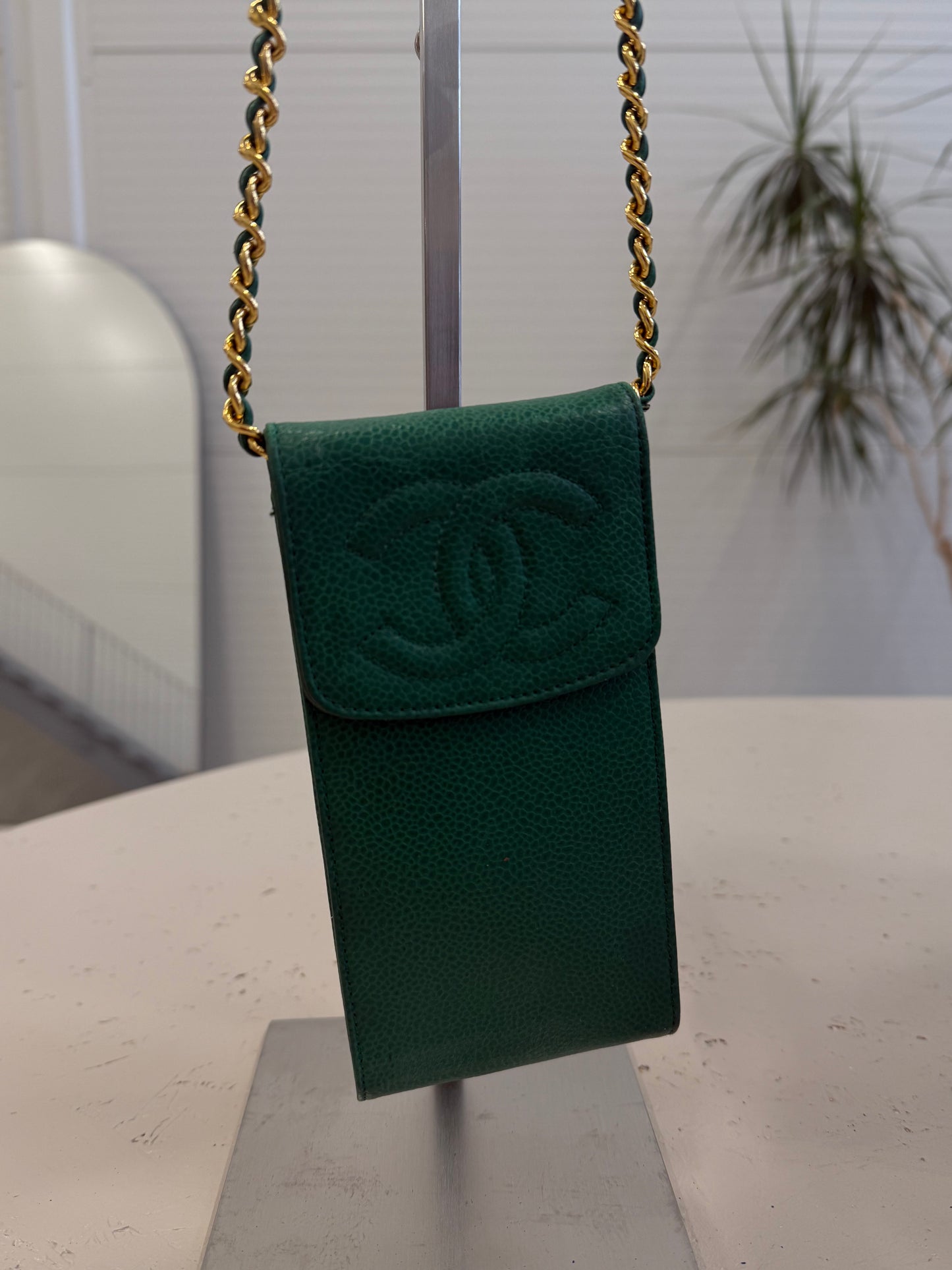 Green Chanel Phone Case