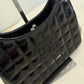 Chanel Black Chocolate Bar Patent Kisslock Shoulder Bag