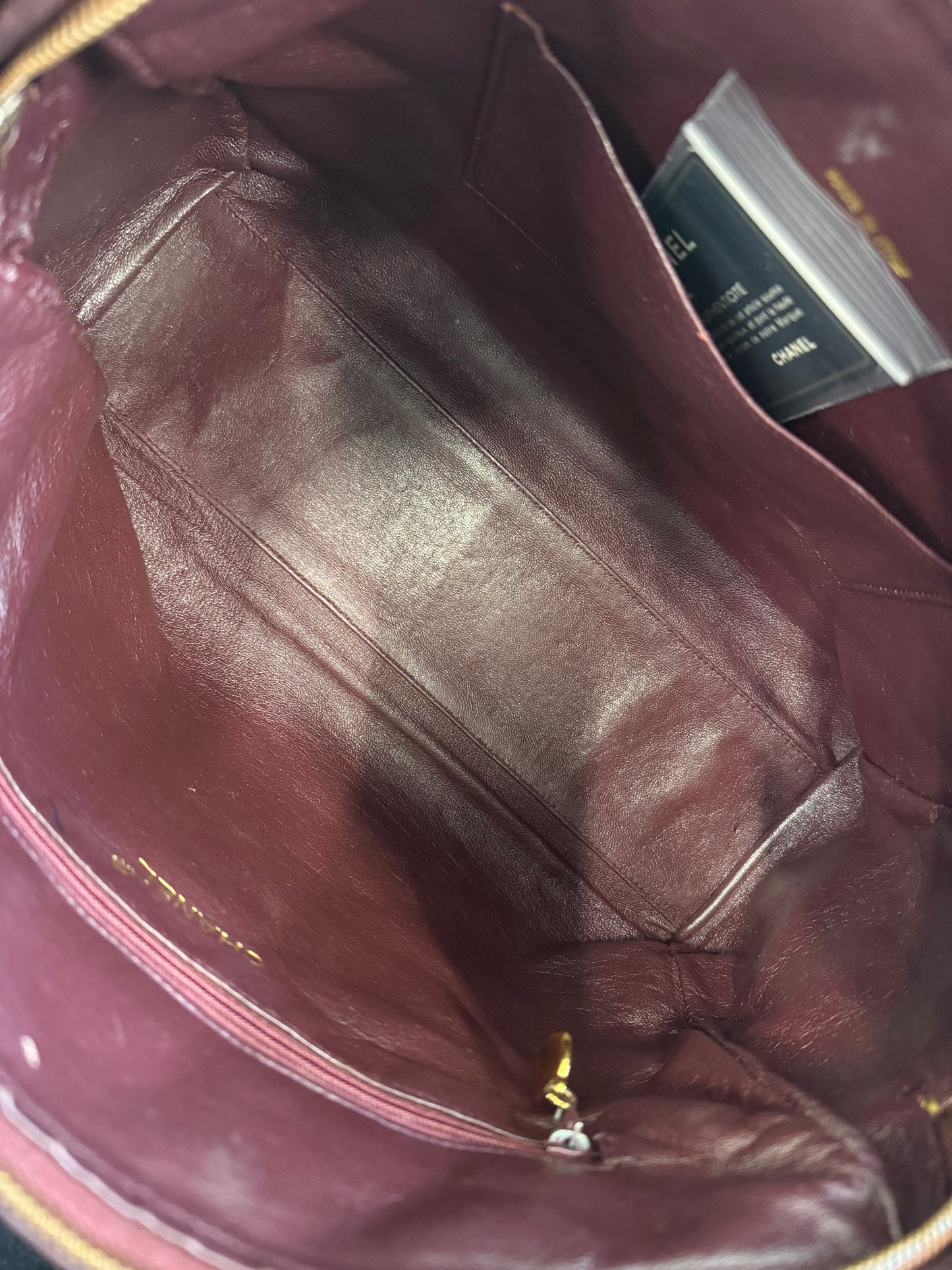 Chanel Tassel Camera Bag Burgundy