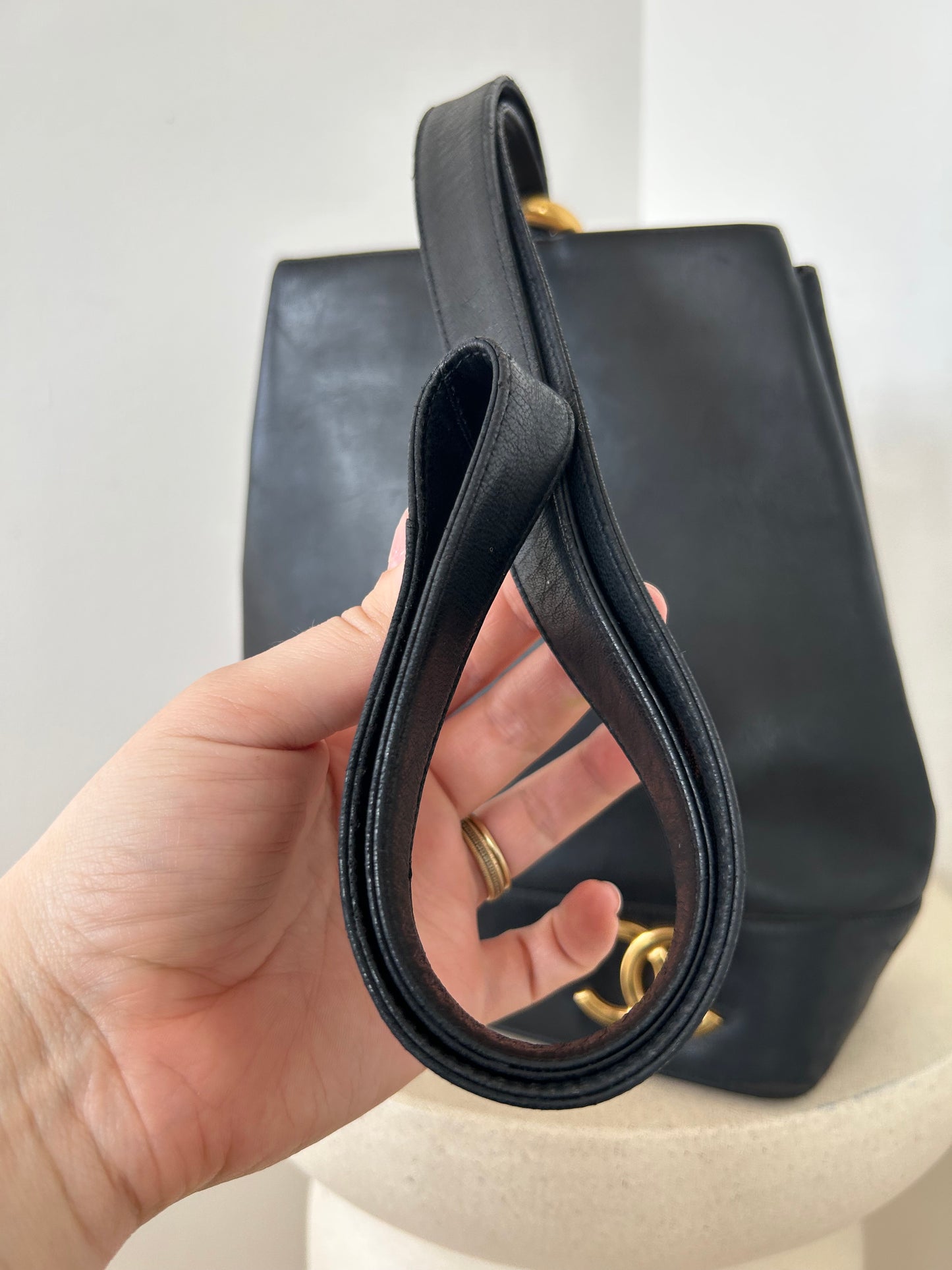Chanel CC 90’s Bucket Bag