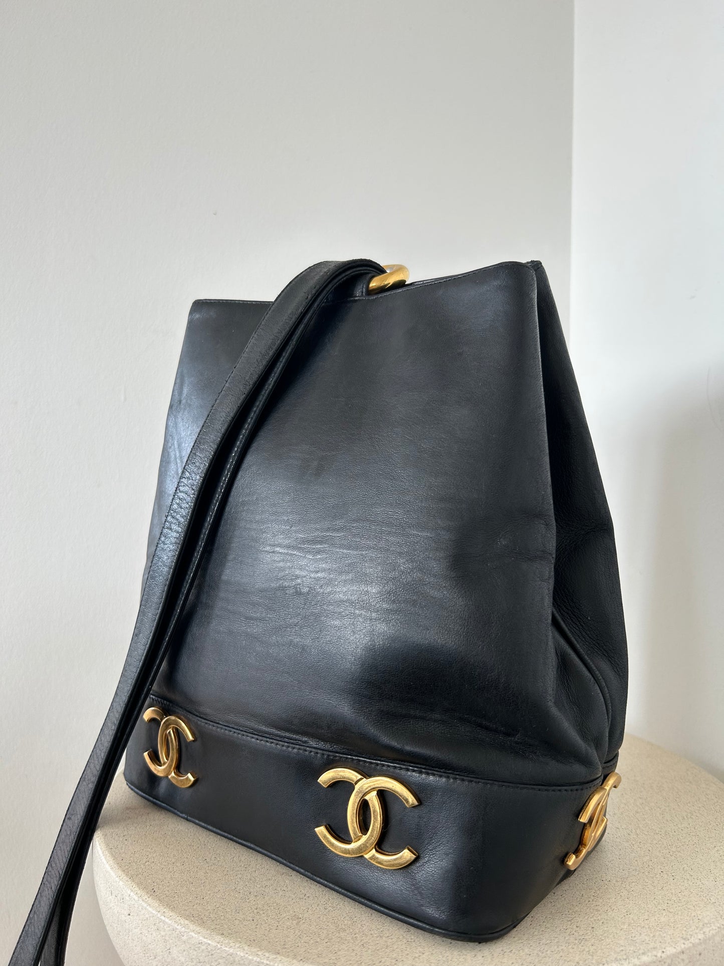 Chanel CC 90’s Bucket Bag