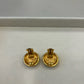 Chanel Gold CC Earrings