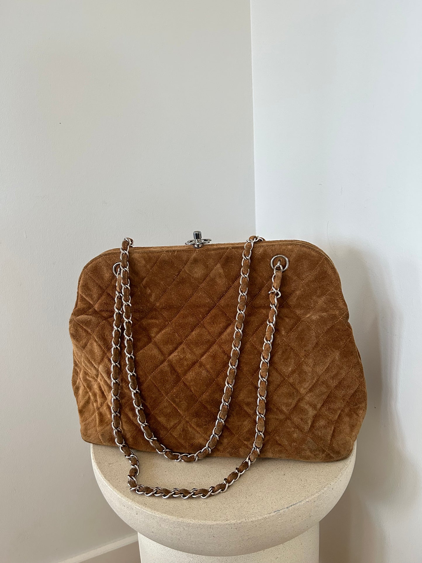 Chanel Suede Shoulder Bag