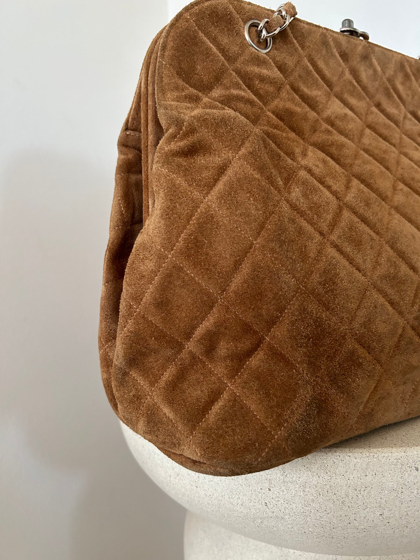 Chanel Suede Shoulder Bag