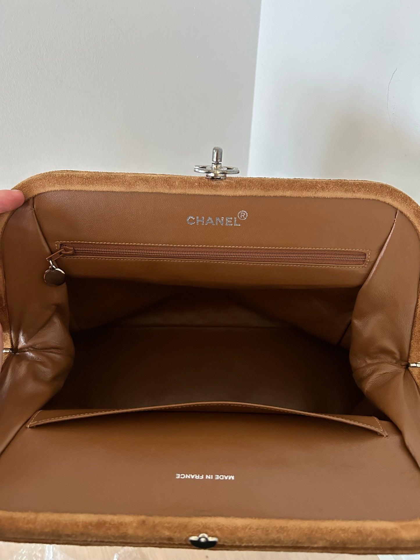 Chanel Suede Shoulder Bag