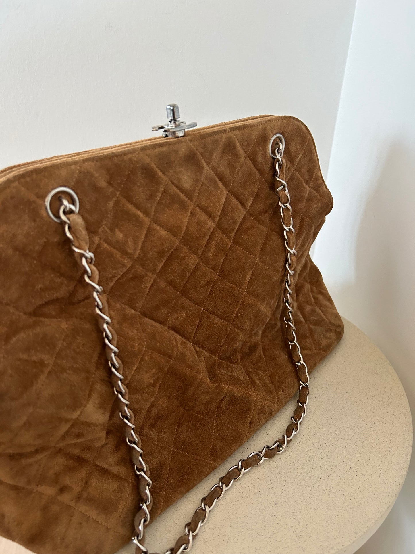 Chanel Suede Shoulder Bag
