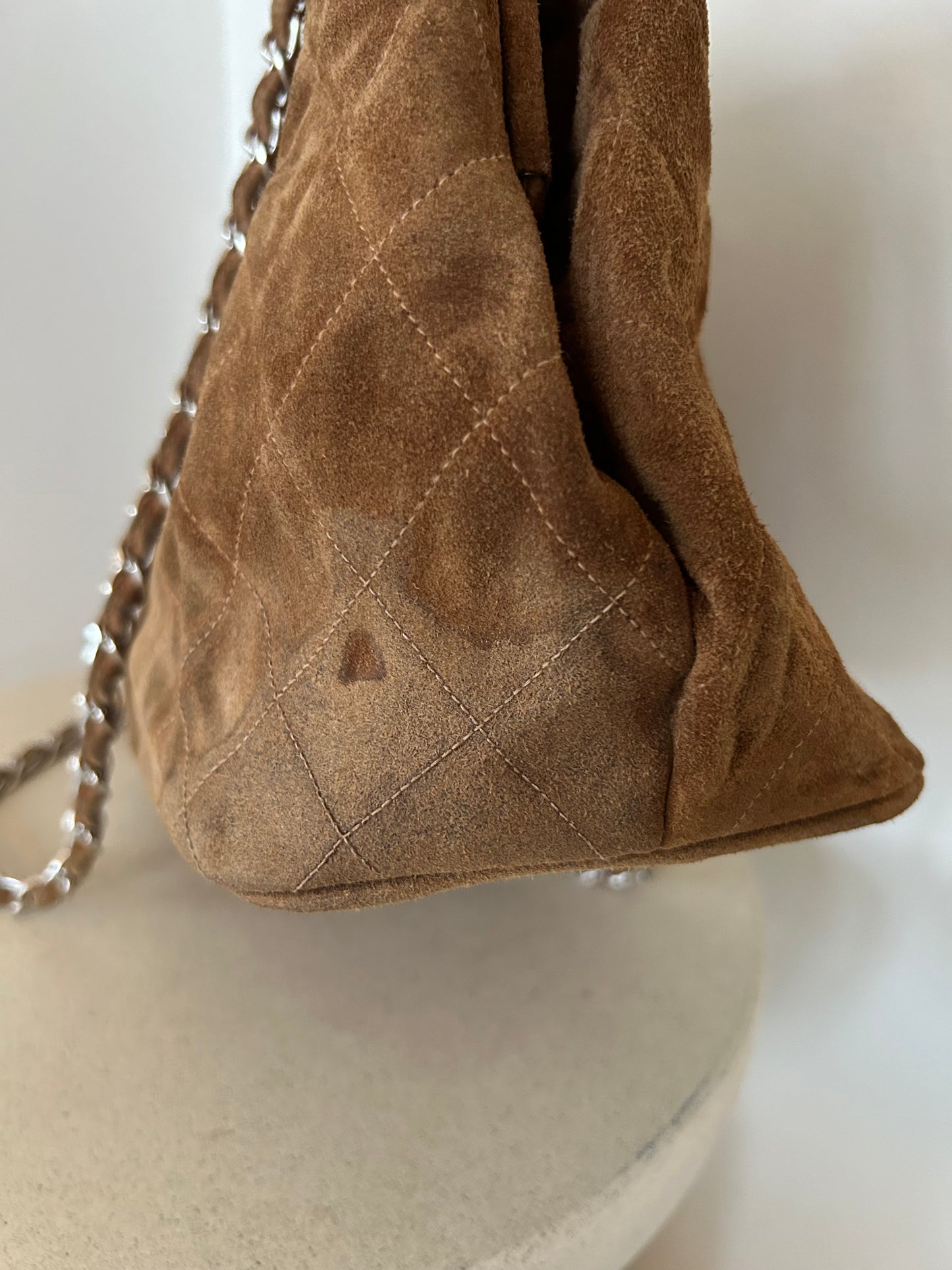 Chanel Suede Shoulder Bag