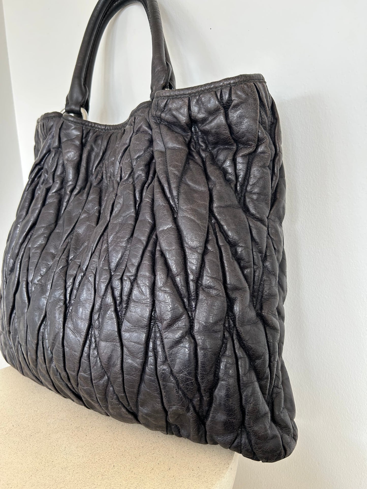 Miu Miu Nappa Shopper