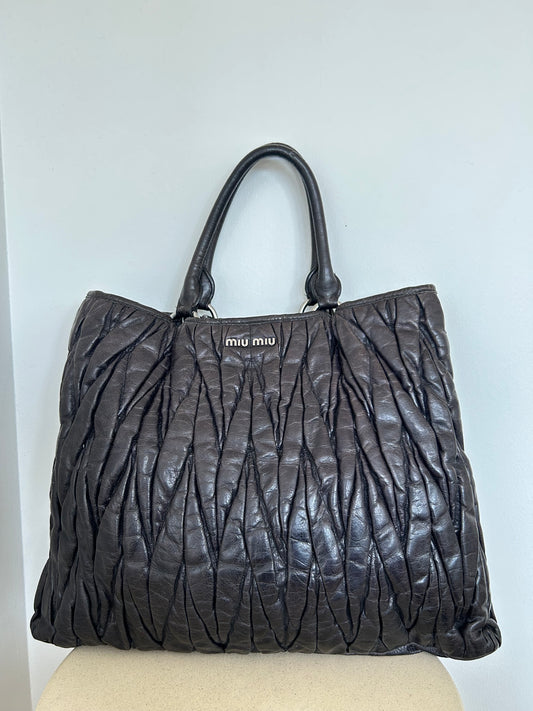 Miu Miu Nappa Shopper