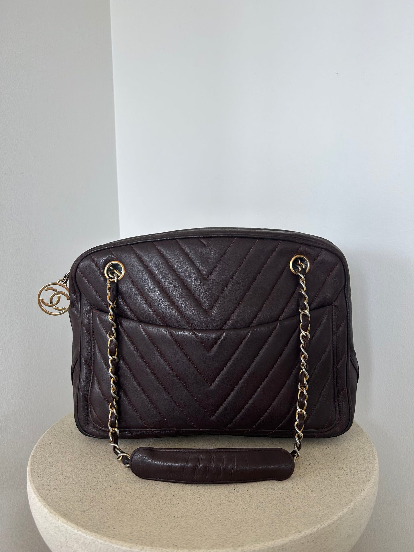 Chanel Chevron Shoulder Bag