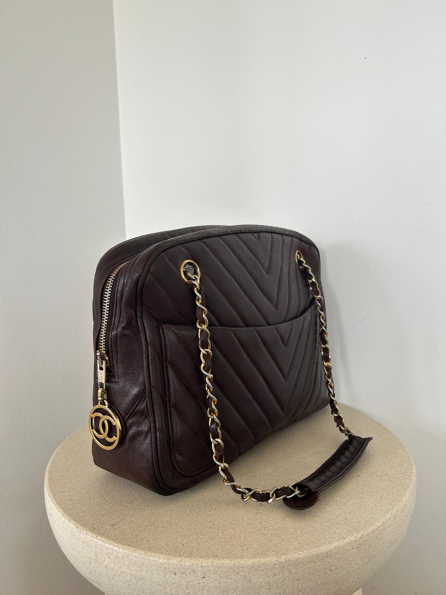 Chanel Chevron Shoulder Bag