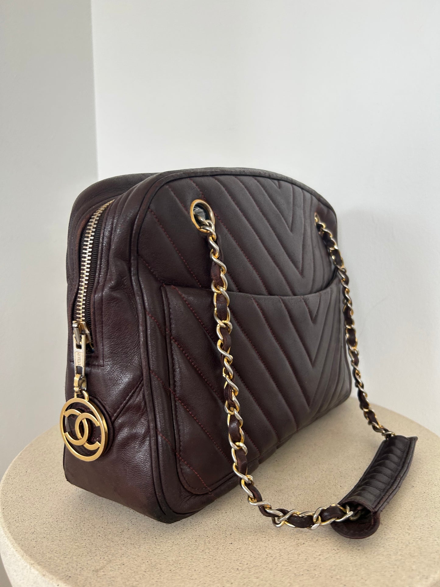 Chanel Chevron Shoulder Bag