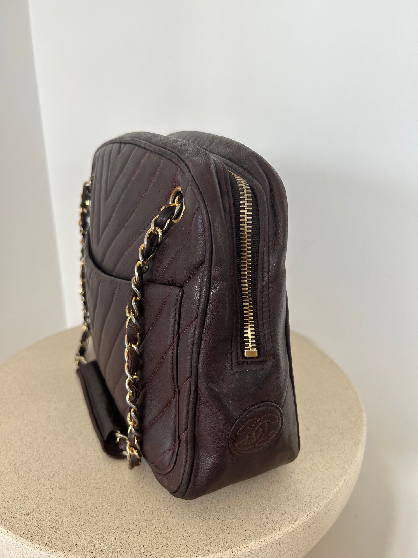 Chanel Chevron Shoulder Bag