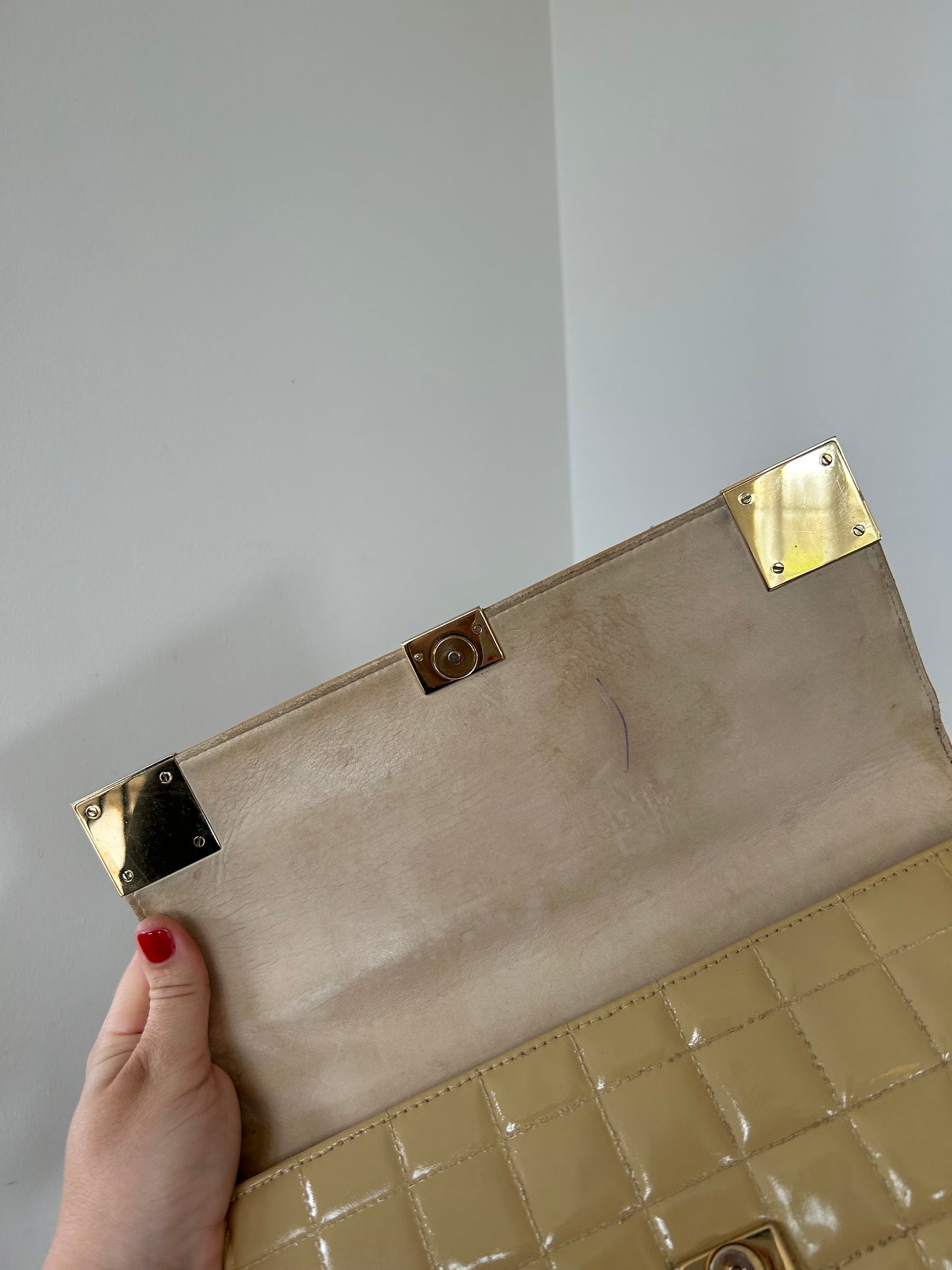 Chanel East West Chocolate Bar Bag