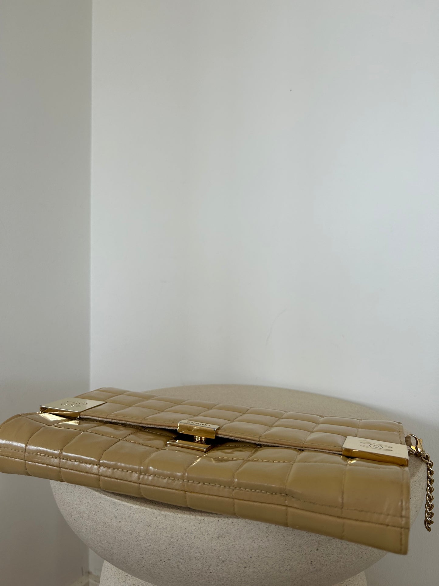 Chanel East West Chocolate Bar Bag