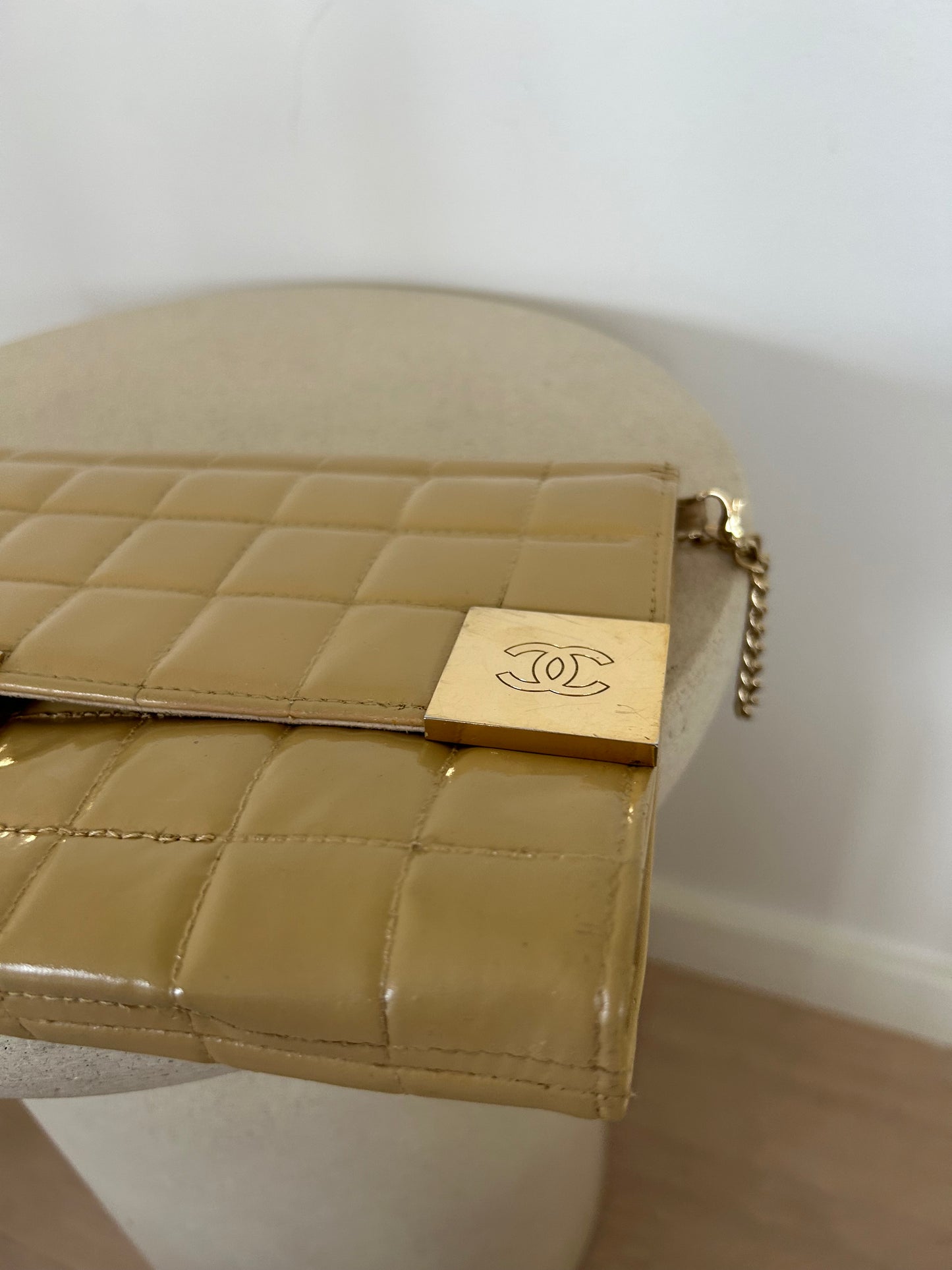 Chanel East West Chocolate Bar Bag