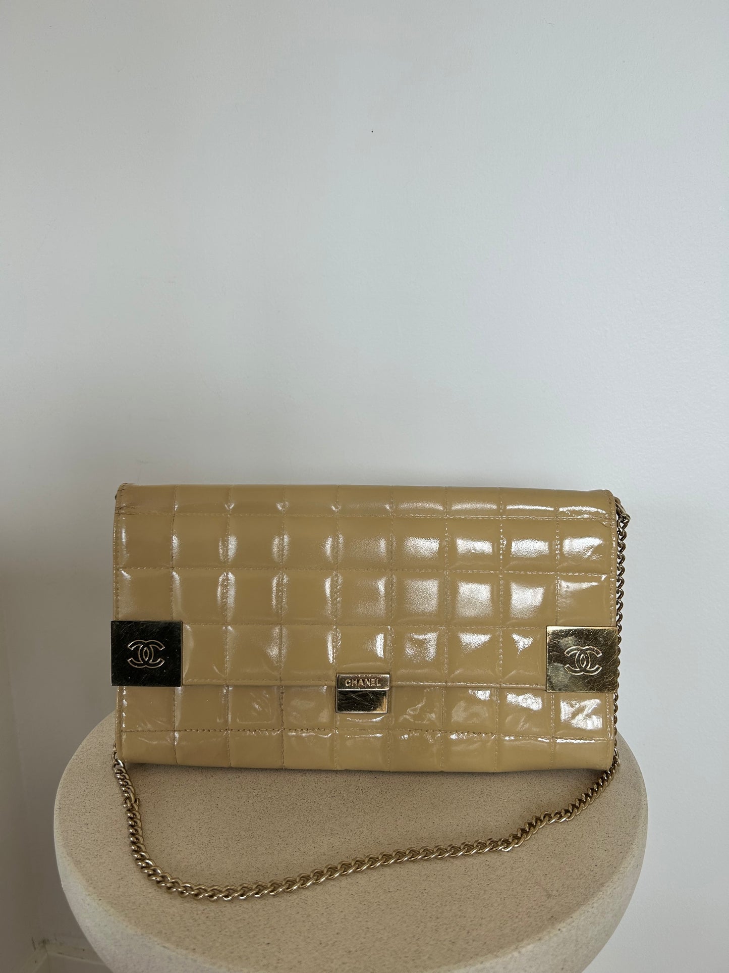 Chanel East West Chocolate Bar Bag