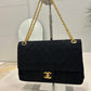 Chanel double flap cotton bag