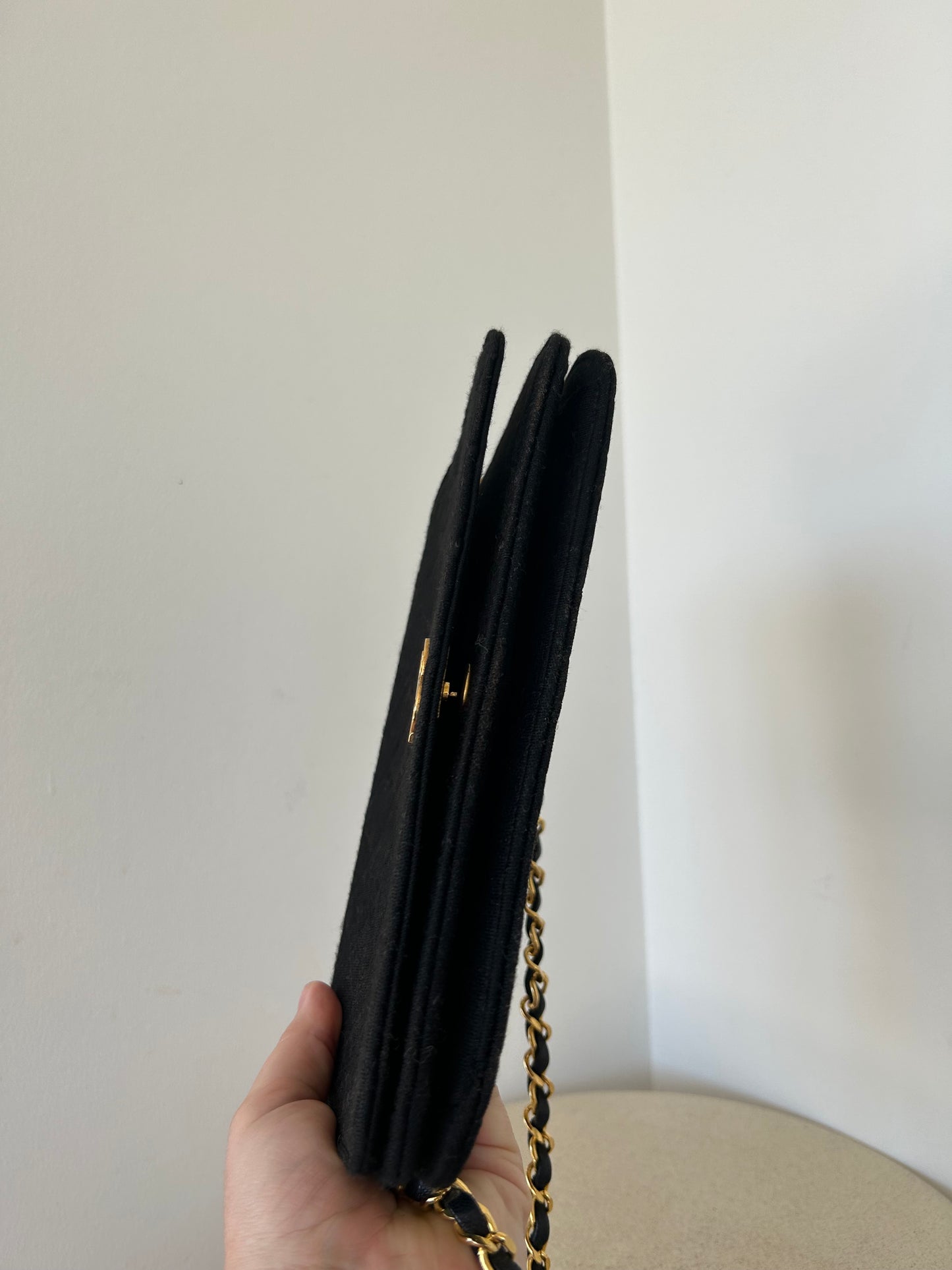 Chanel Jersey Full Flap Bag