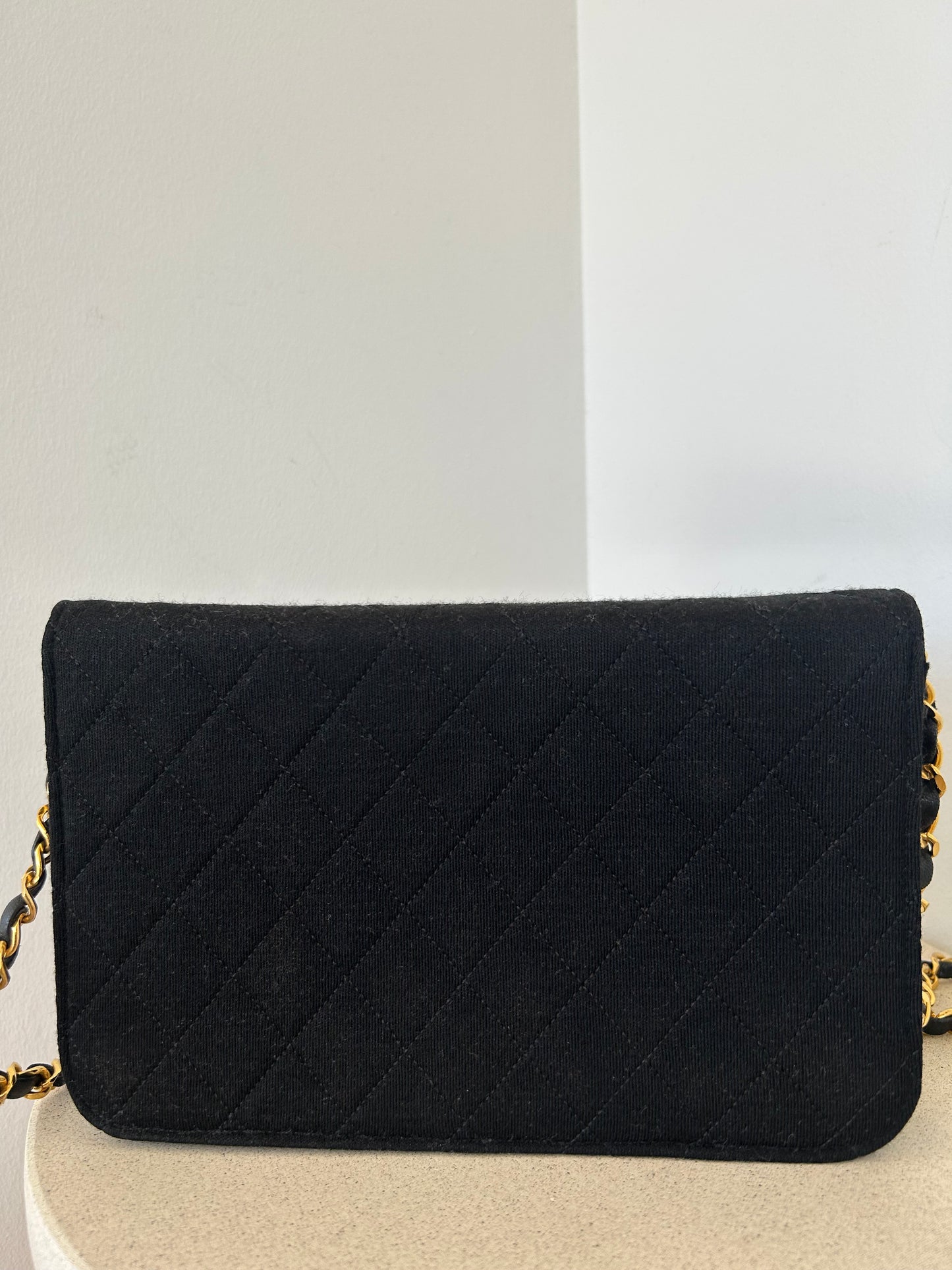 Chanel Jersey Full Flap Bag