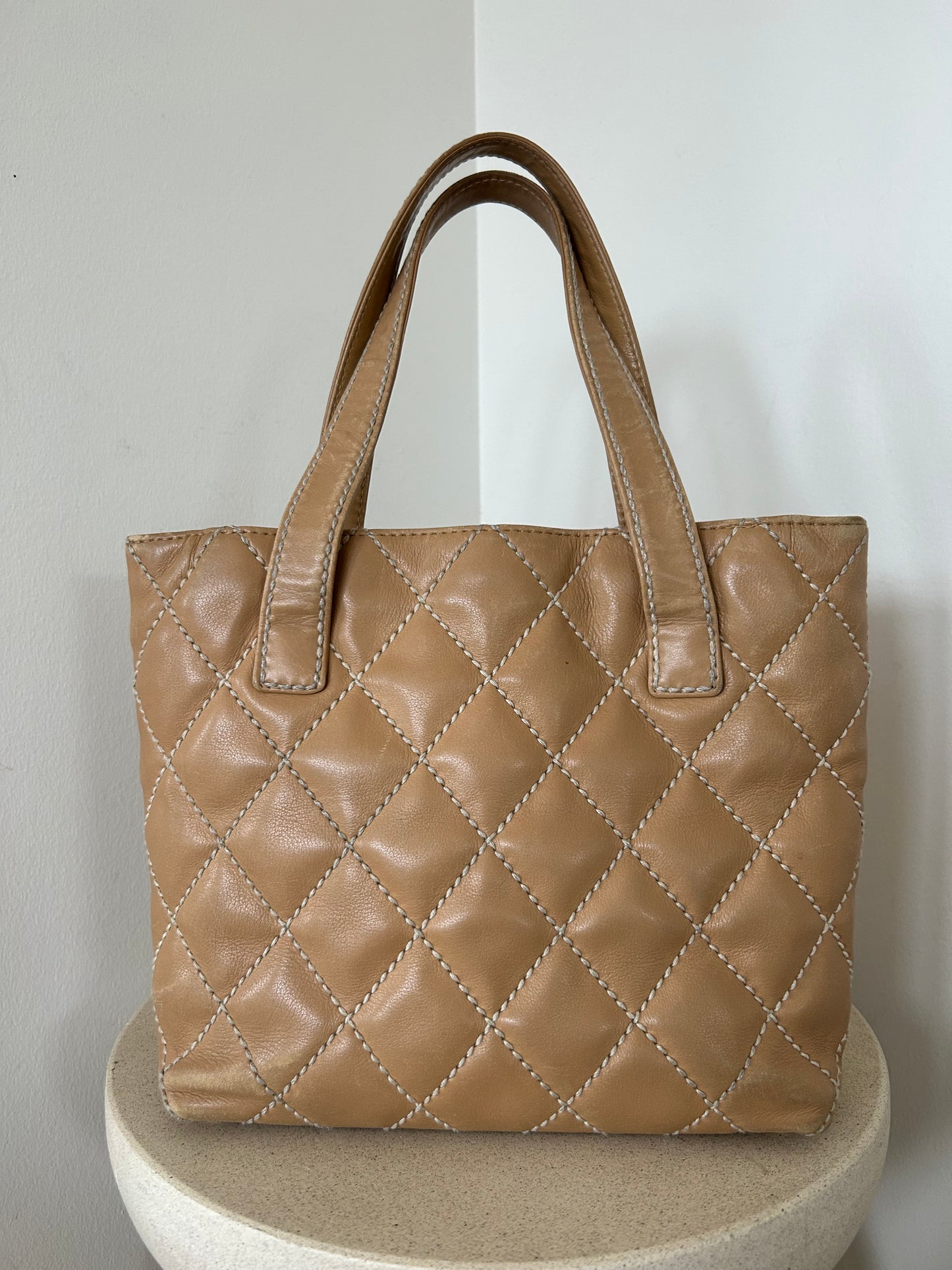 Chanel wild stitch tote