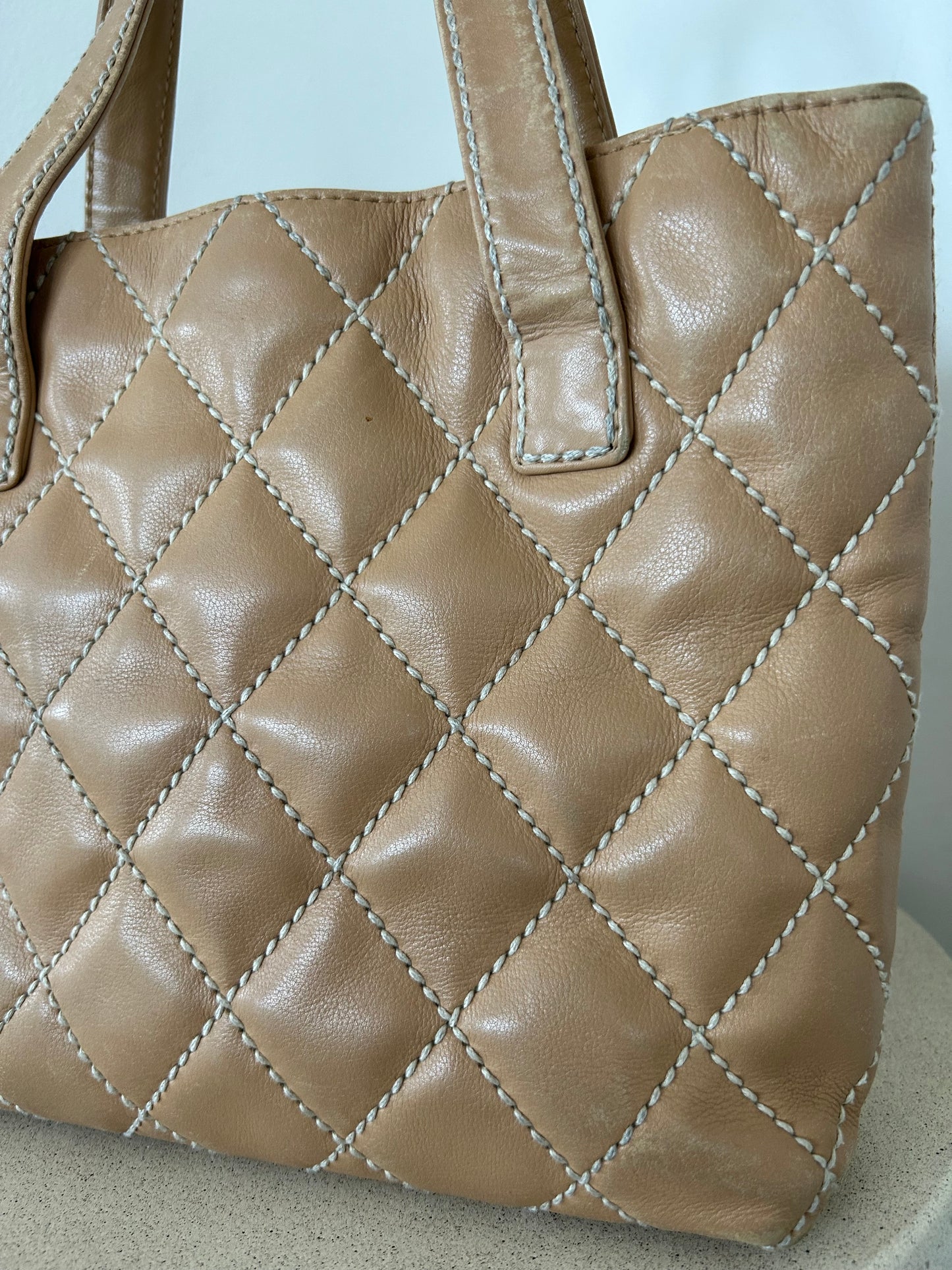 Chanel wild stitch tote