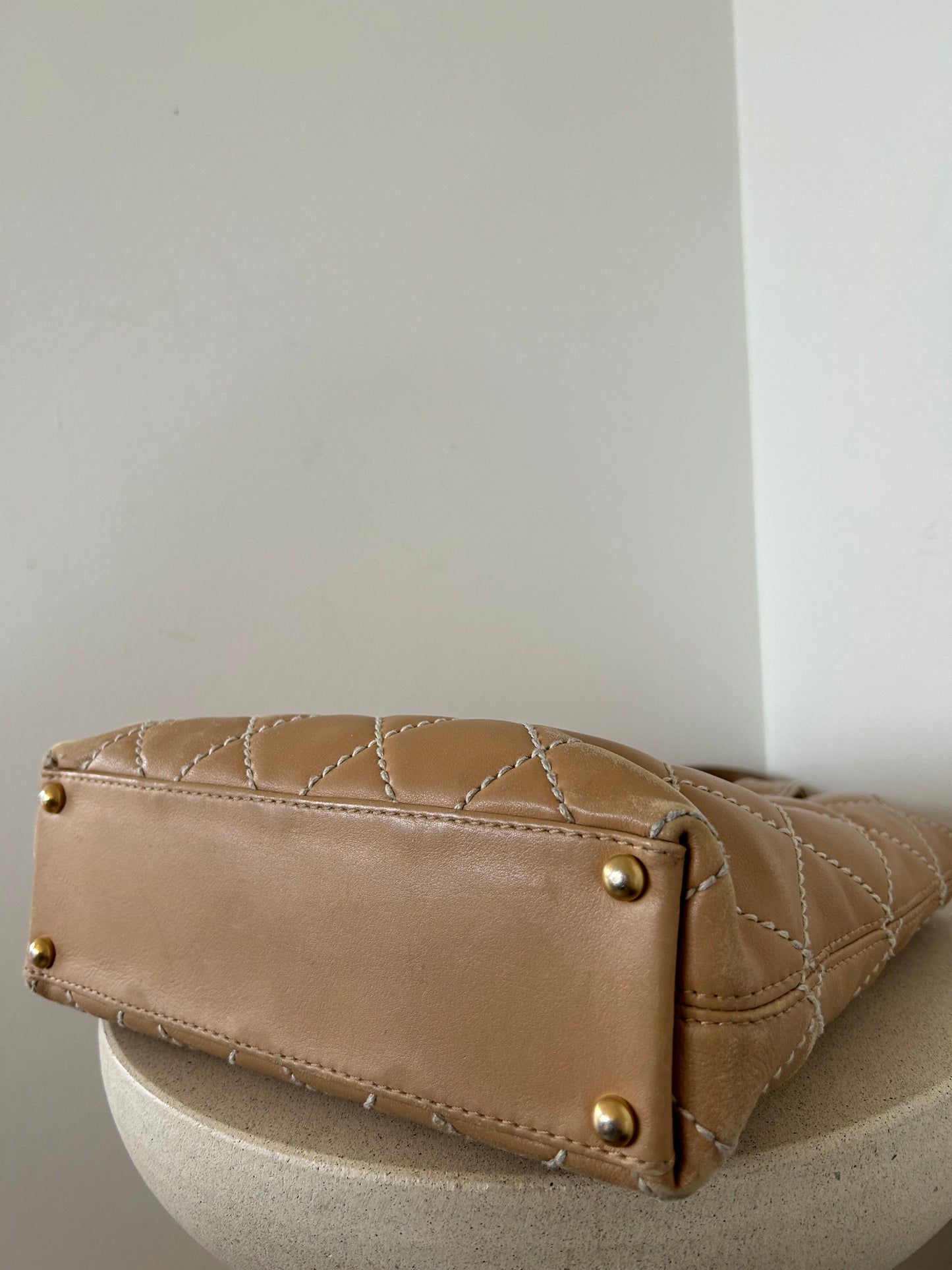 Chanel wild stitch tote