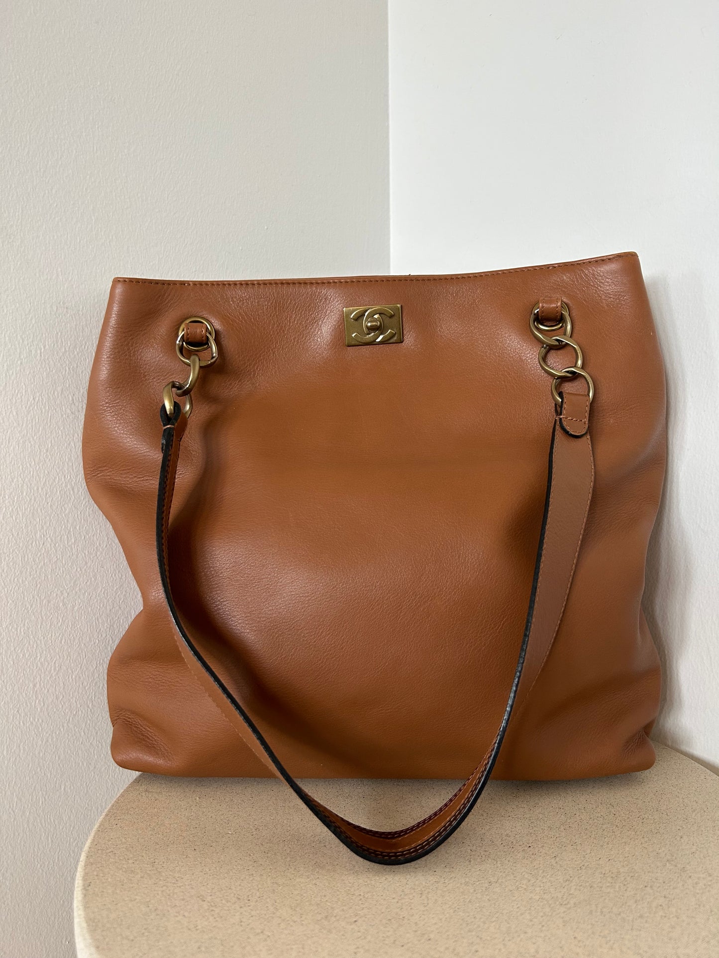 Chanel Brown Shopper