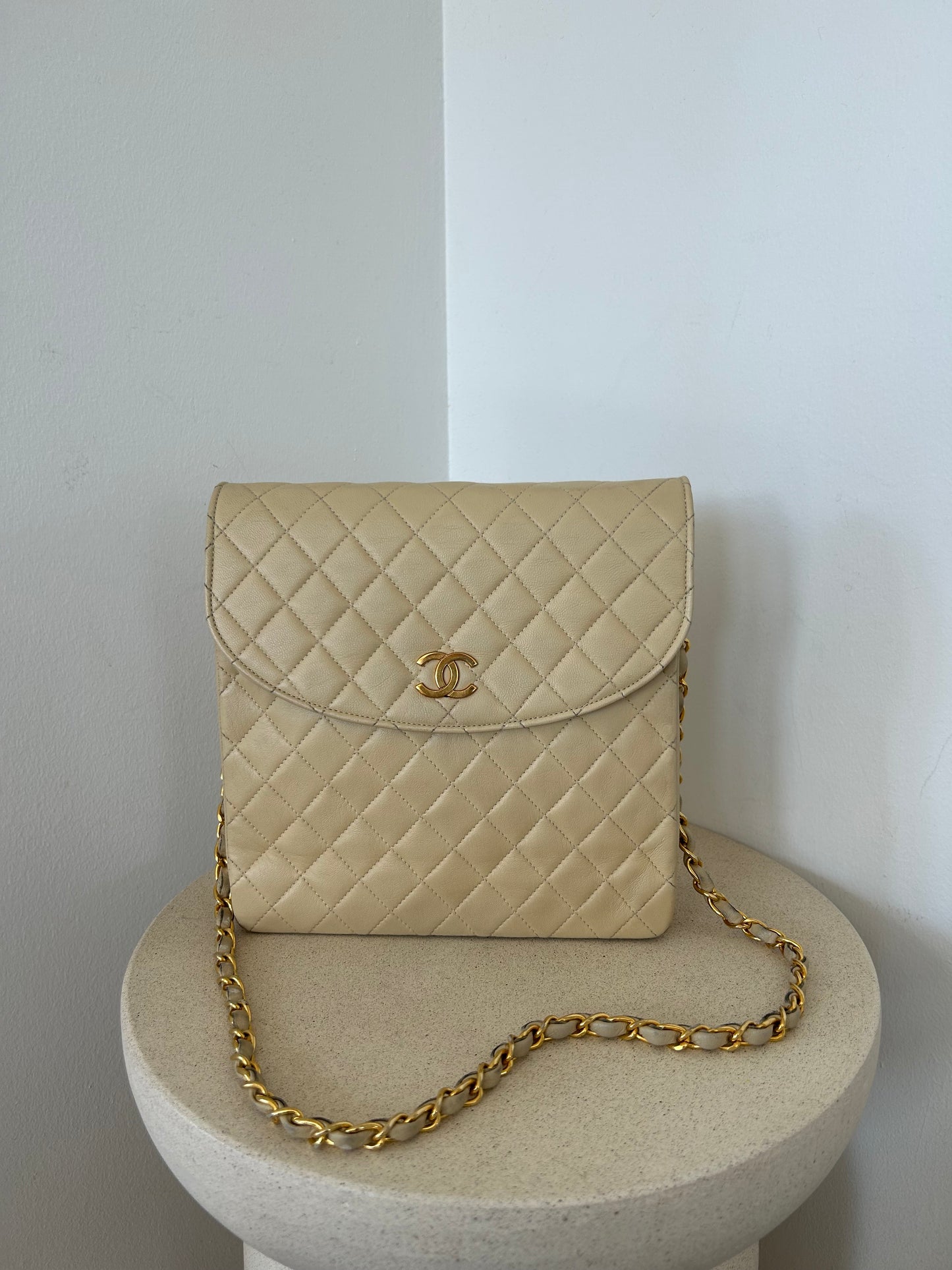 Chanel Beige quilted Bag