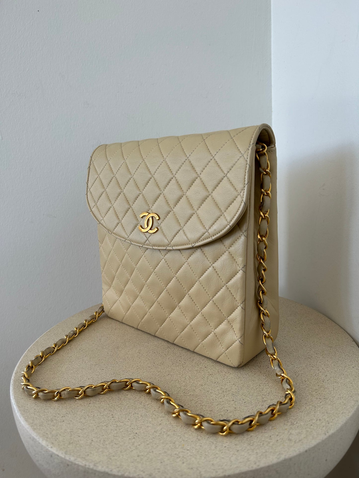 Chanel Beige quilted Bag