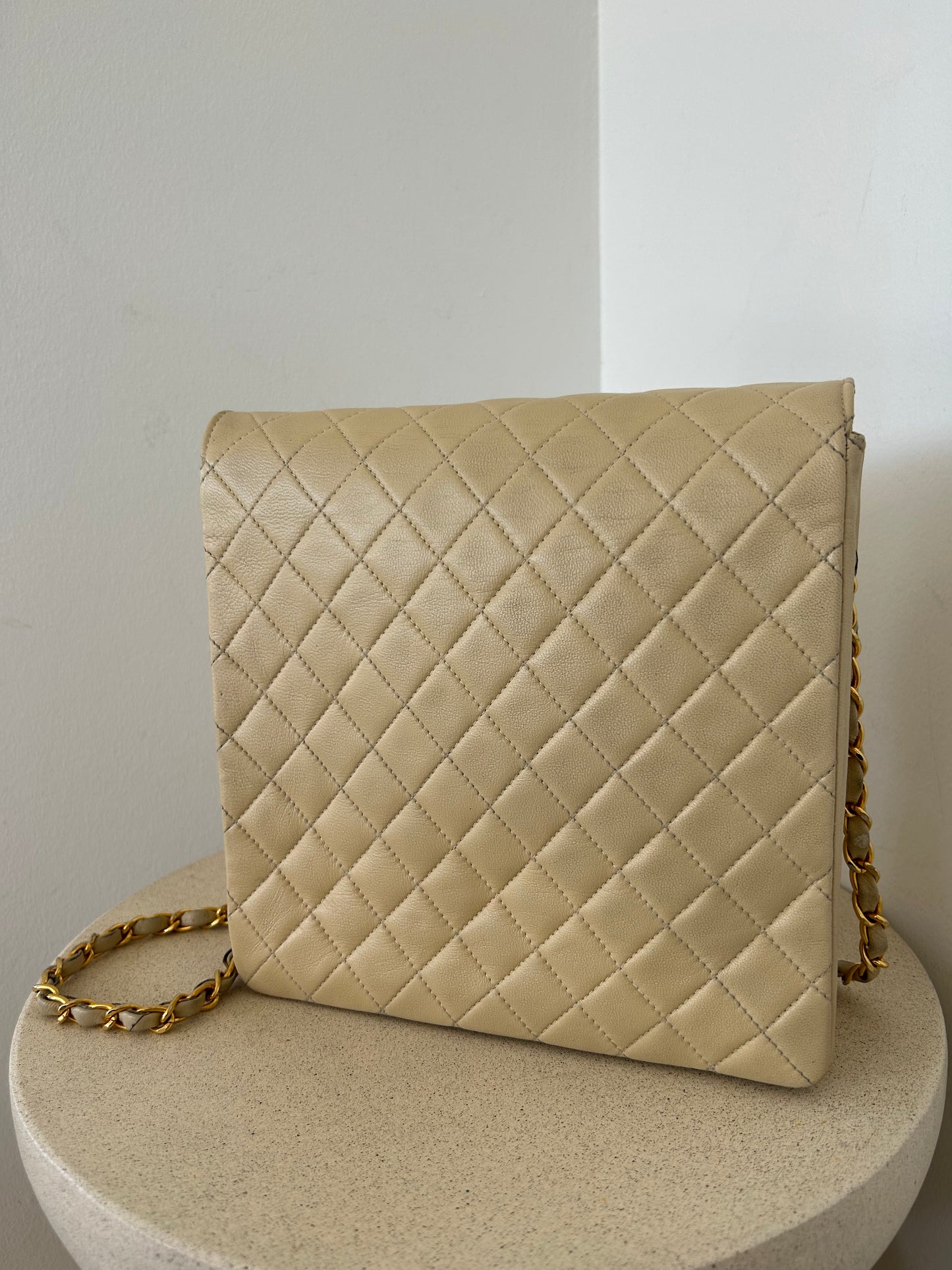 Chanel Beige quilted Bag