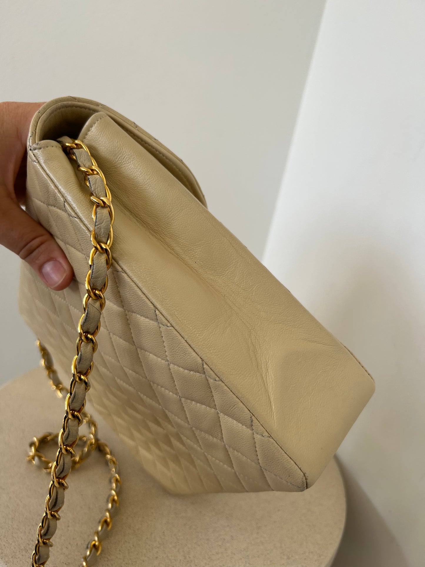 Chanel Beige quilted Bag