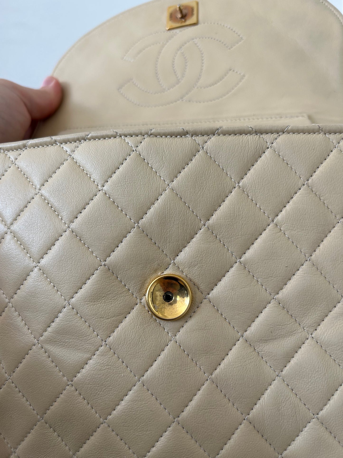 Chanel Beige quilted Bag