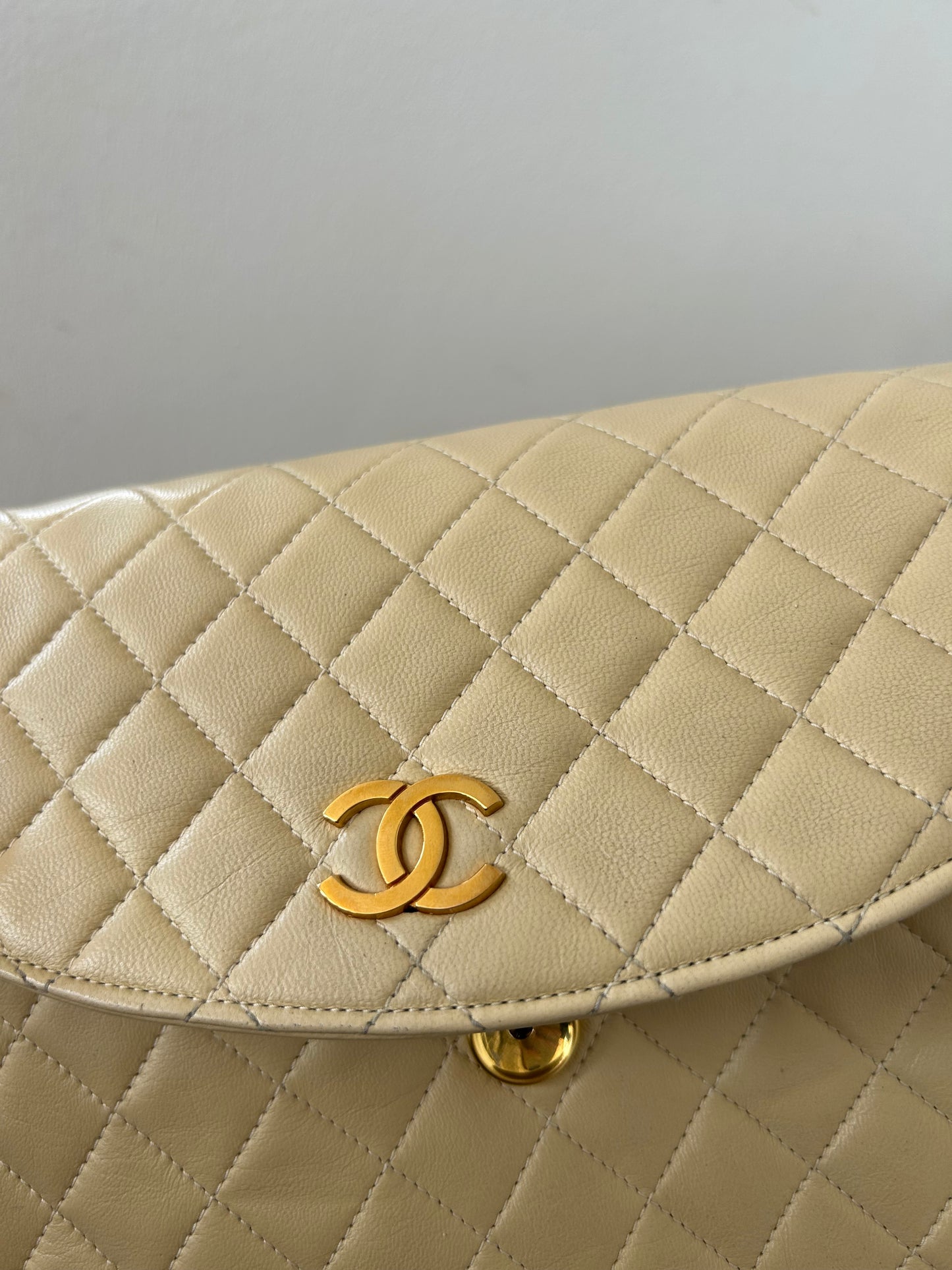 Chanel Beige quilted Bag