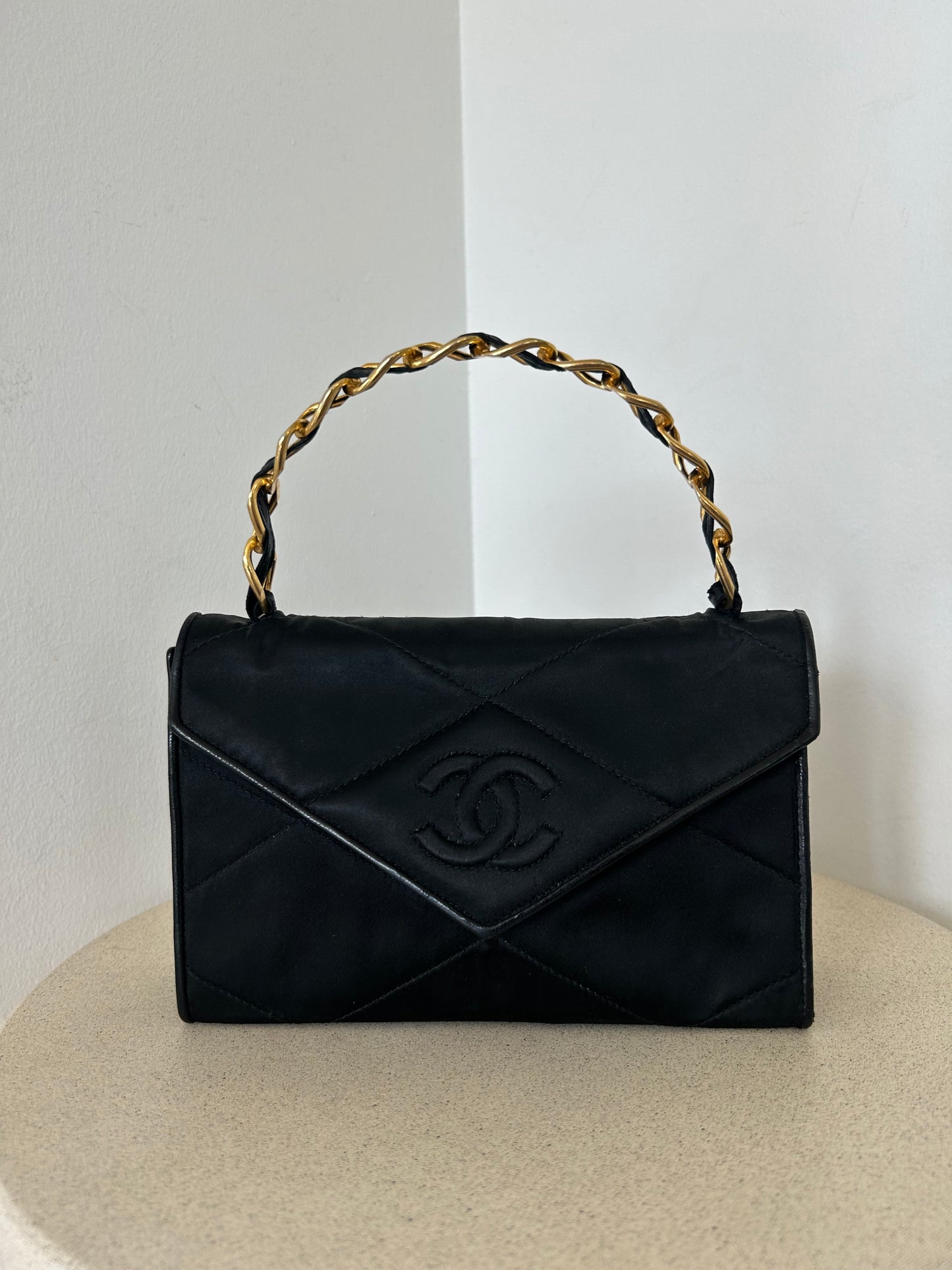 Chanel tophandle nylon bag