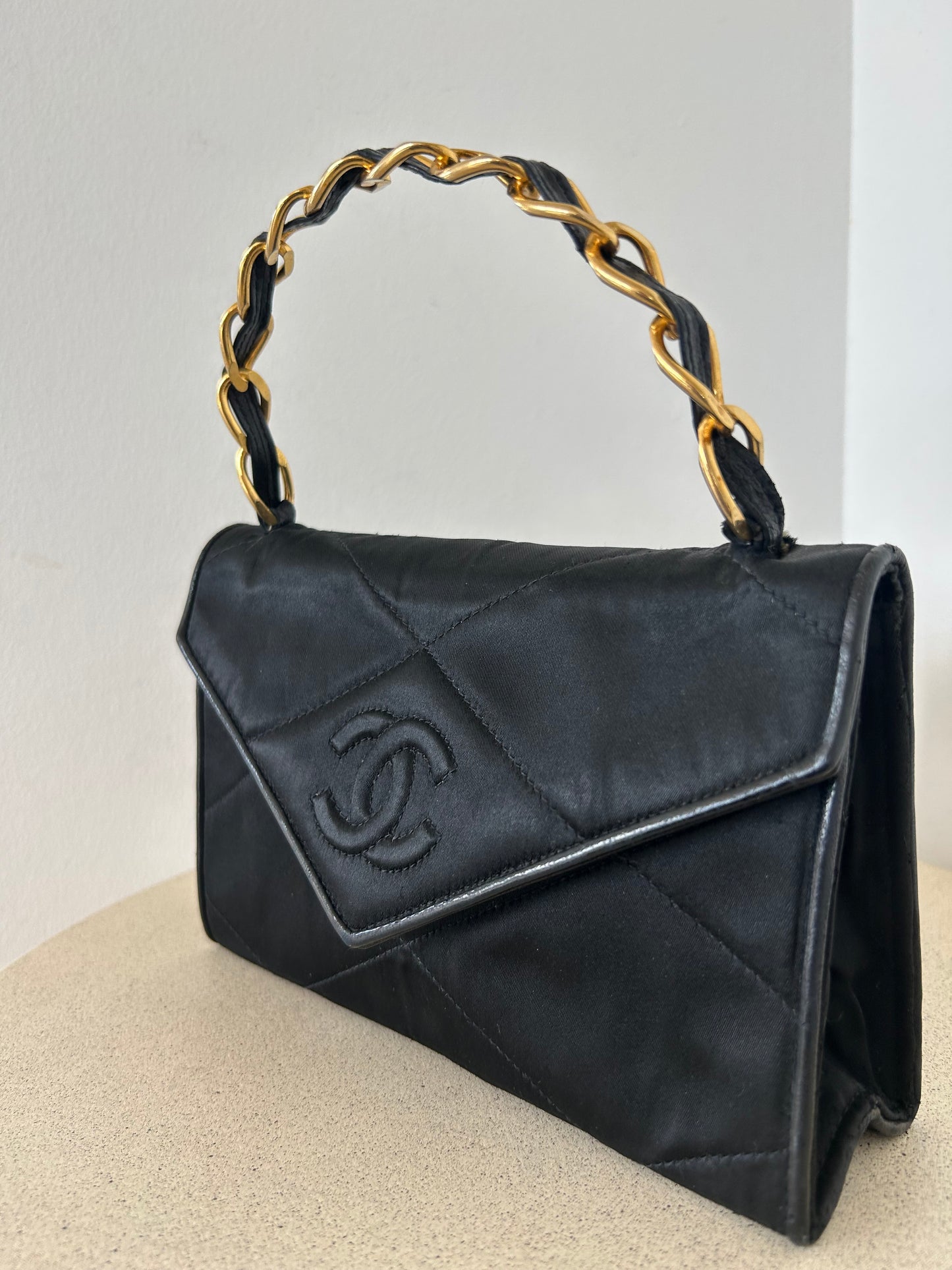 Chanel tophandle nylon bag