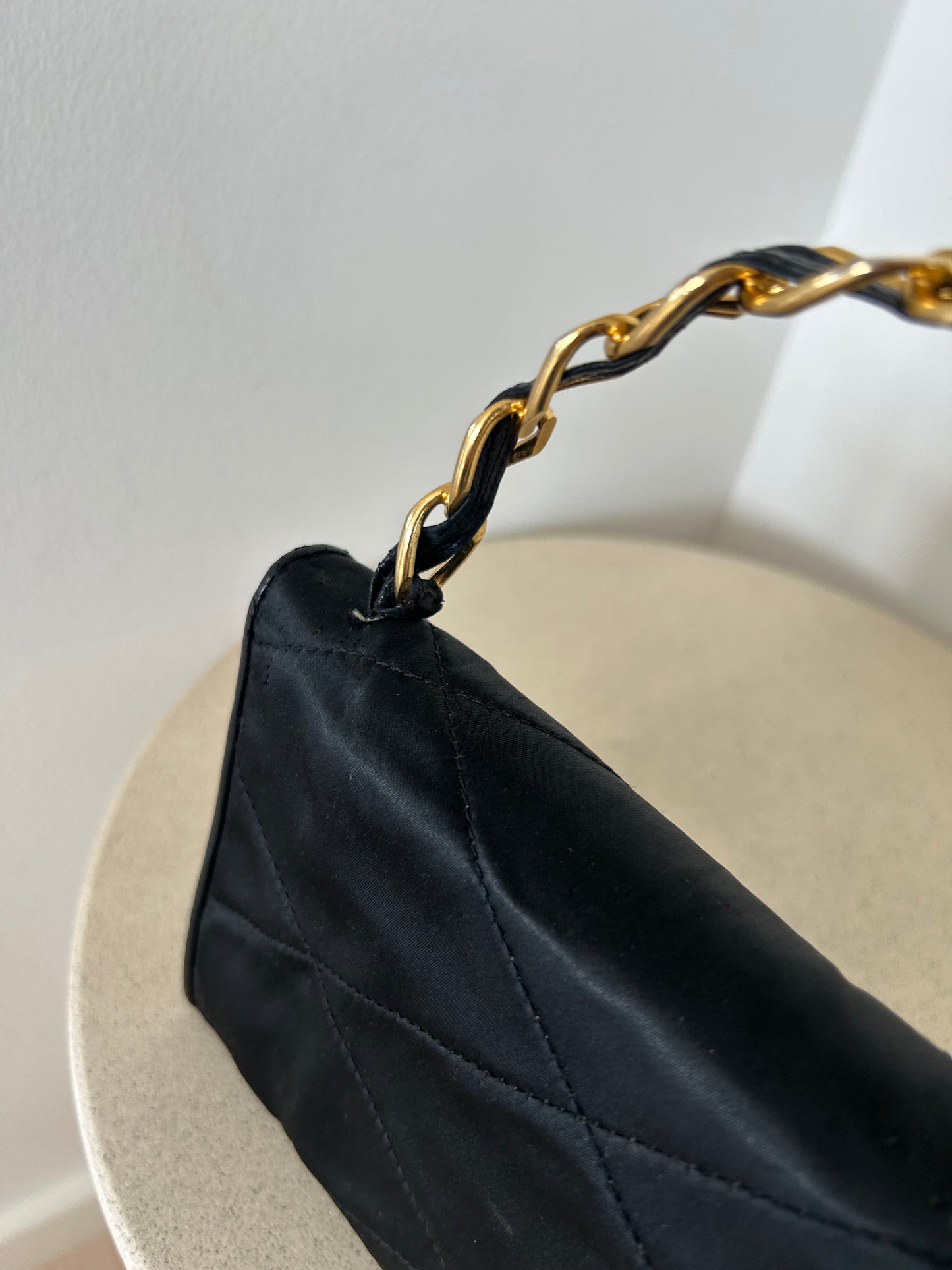 Chanel tophandle nylon bag